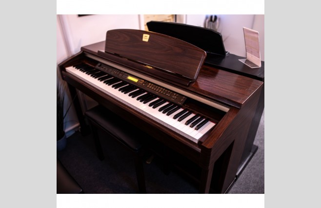Used Yamaha CLP150 Satin Mahogany Digital Piano Complete Package (SN:609048) - Image 5